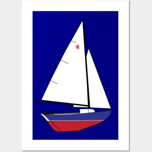 Bullseye Sailboat Posters and Art